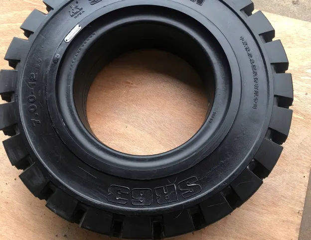  7.00-12 Lốp Đặc Xe Nâng Sheng An SR63 – Bền Bỉ, Chịu Tải Cao