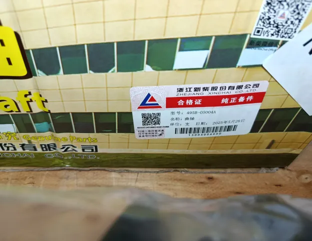 Trục Cơ Động Cơ Xinchai 495B-05004A Chính Hãng
