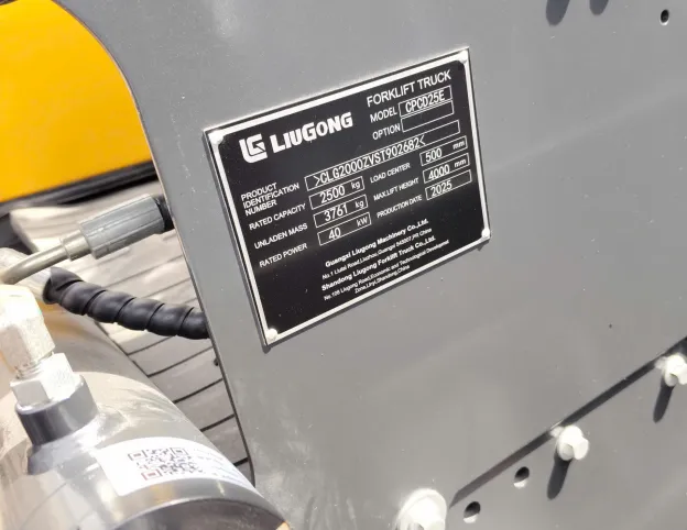 Xe nâng dầu Liugong CPCD25E sản xuất 2025