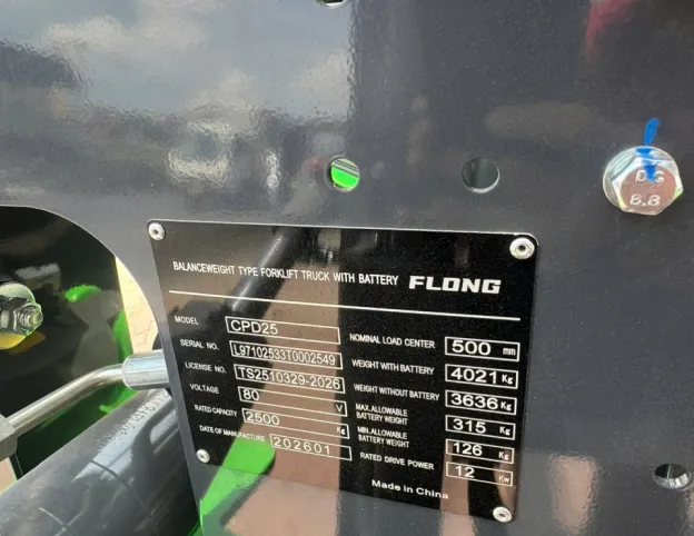 Xe Nâng Điện Flong CPD25 Tải Trọng 2.5 Tấn
